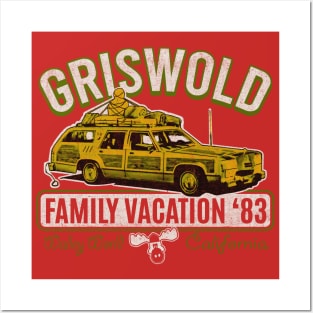 Griswold Family Vacation Worn Posters and Art